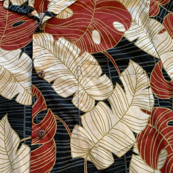 Vintage Blue Hawaii Hawaiian Shirt Men's Size M 100% Cotton Button Up Floral 90s - Picture 3 of 7